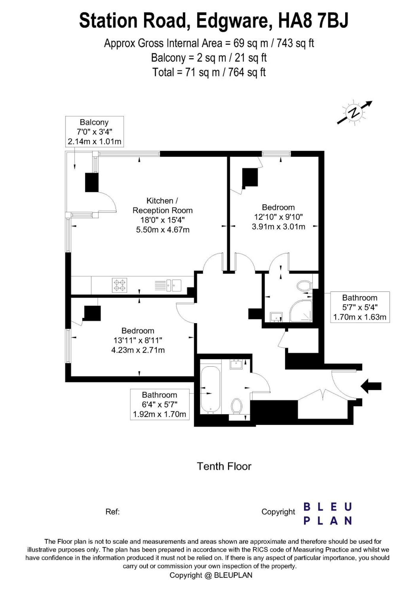 Luxury Apartment With Stunning Views On 10Th Floor Edgware Екстериор снимка